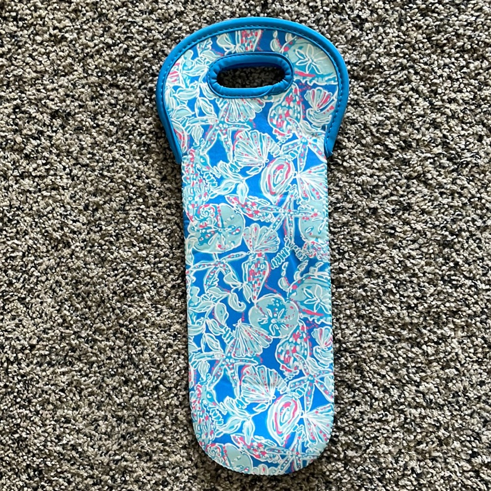 NWOT Lilly Pulitzer Neoprene Wine Sleeve
